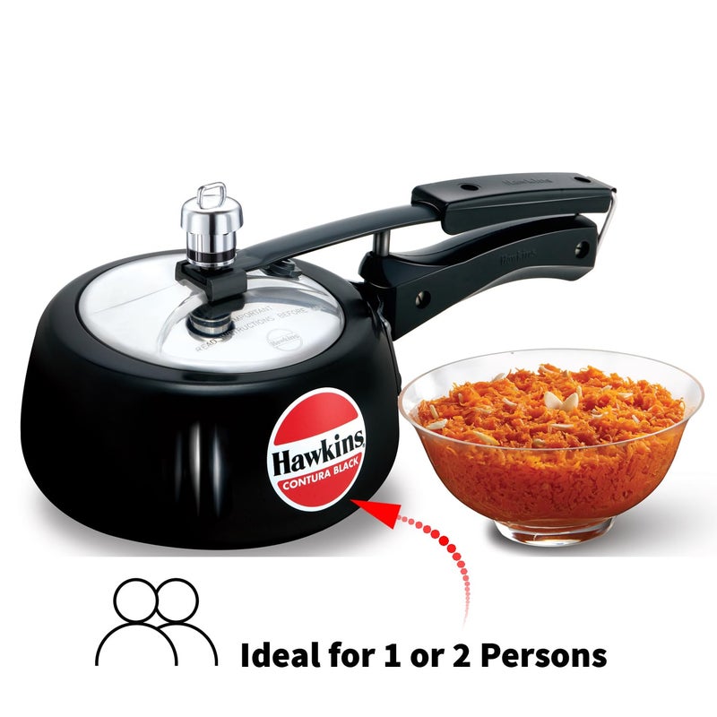 Hawkins Contura Black 1.5 litre Pressure Cooker - Image 2