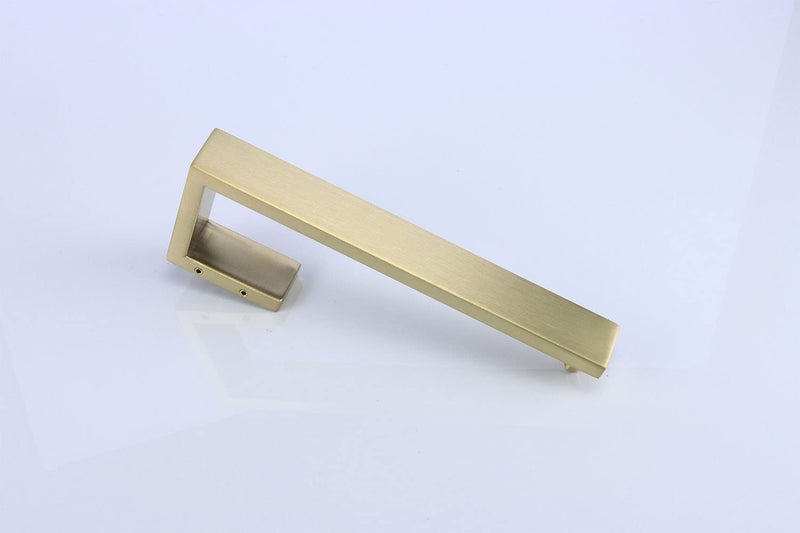 TocTen Hand Towel Holder/Towel Ring - Thicken SUS304 Stainless Steel Bathroom Hand Towel Hanger  9 Inch Heavy Duty Wall Mounted Towel Rack  Square Hand Towel Bar for Bathroom Hardware (Gold  9 in) - Image 3