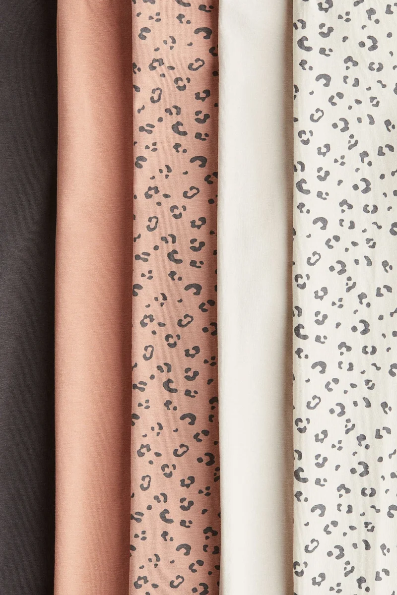 H&M 5-pack jersey leggings