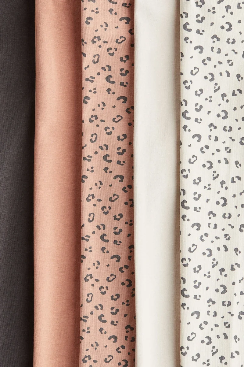 H&M 5-pack jersey leggings