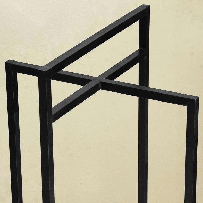 Pan Home Sana Metal Lantern 24x24x61cm - Black - 112EEP9900015 - Image 2