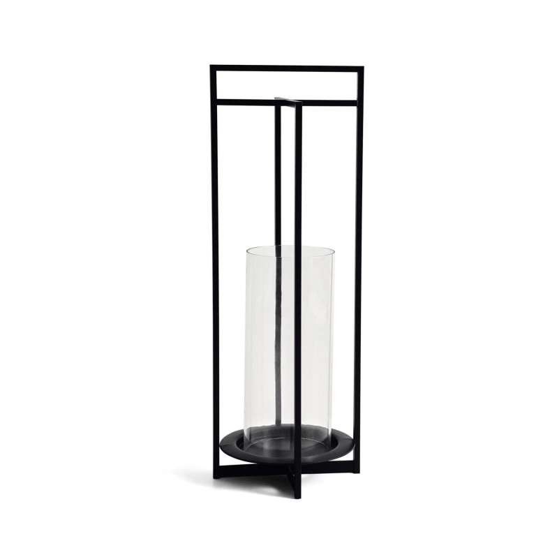 Pan Home Sana Metal Lantern 24x24x61cm - Black - 112EEP9900015 - Image 4