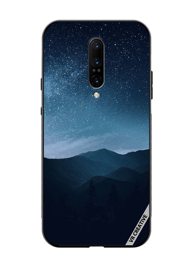 VR CREATIVE Protective Case Cover For OnePlus 7 Pro Starry Nights Design Multicolour - Image 1