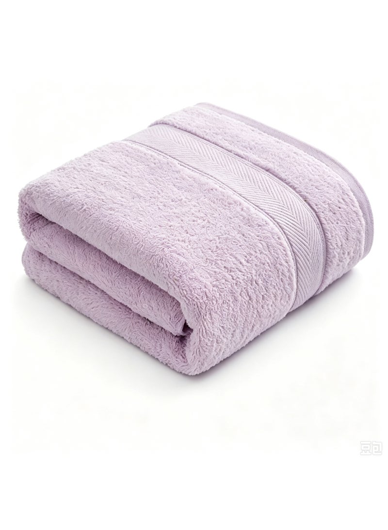 100% Cotton Bath Towel 140x70cm, Soft Absorbent Luxury Bath Sheet, 405g Quick Dry Face Body Towel for Bathroom, Gym & Travel