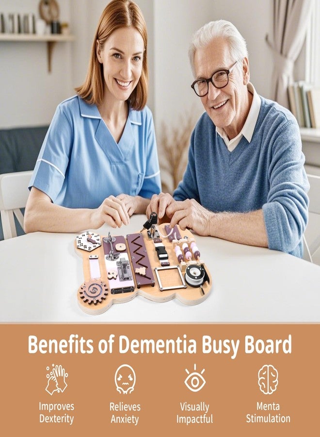 lefeke Fidget Busy Board for Adults with Dementia,Calming Activities and Games for Seniors,Dementia Activities for Seniors,Assistance Products Elderly Patients,Gift Toys for People with Alzheimers - Image 4