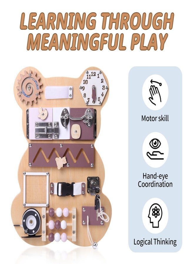 lefeke Fidget Busy Board for Adults with Dementia,Calming Activities and Games for Seniors,Dementia Activities for Seniors,Assistance Products Elderly Patients,Gift Toys for People with Alzheimers - Image 3