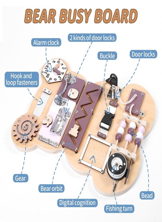 lefeke Fidget Busy Board for Adults with Dementia,Calming Activities and Games for Seniors,Dementia Activities for Seniors,Assistance Products Elderly Patients,Gift Toys for People with Alzheimers - Image 2