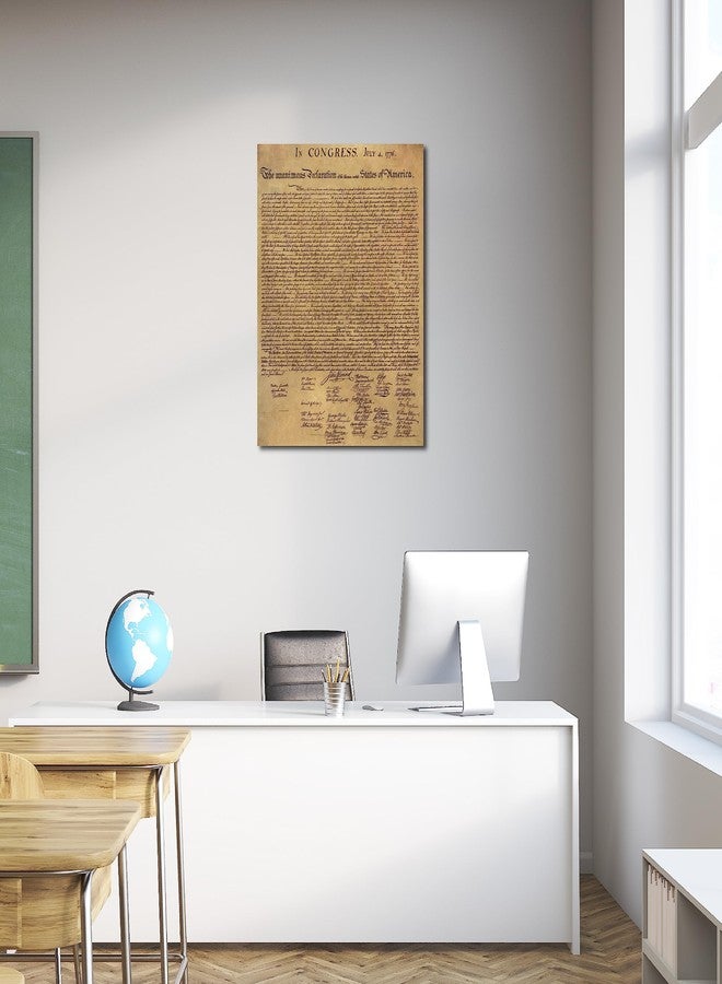 يونغ آن ريفايند ملصق إعلان الاستقلال من تصميم Young N Refined، مقاس 18×24 بوصة، كبير الحجم، مناسب لتزيين الفصول الدراسية، نسخة طبق الأصل مغلفة. - Image 4