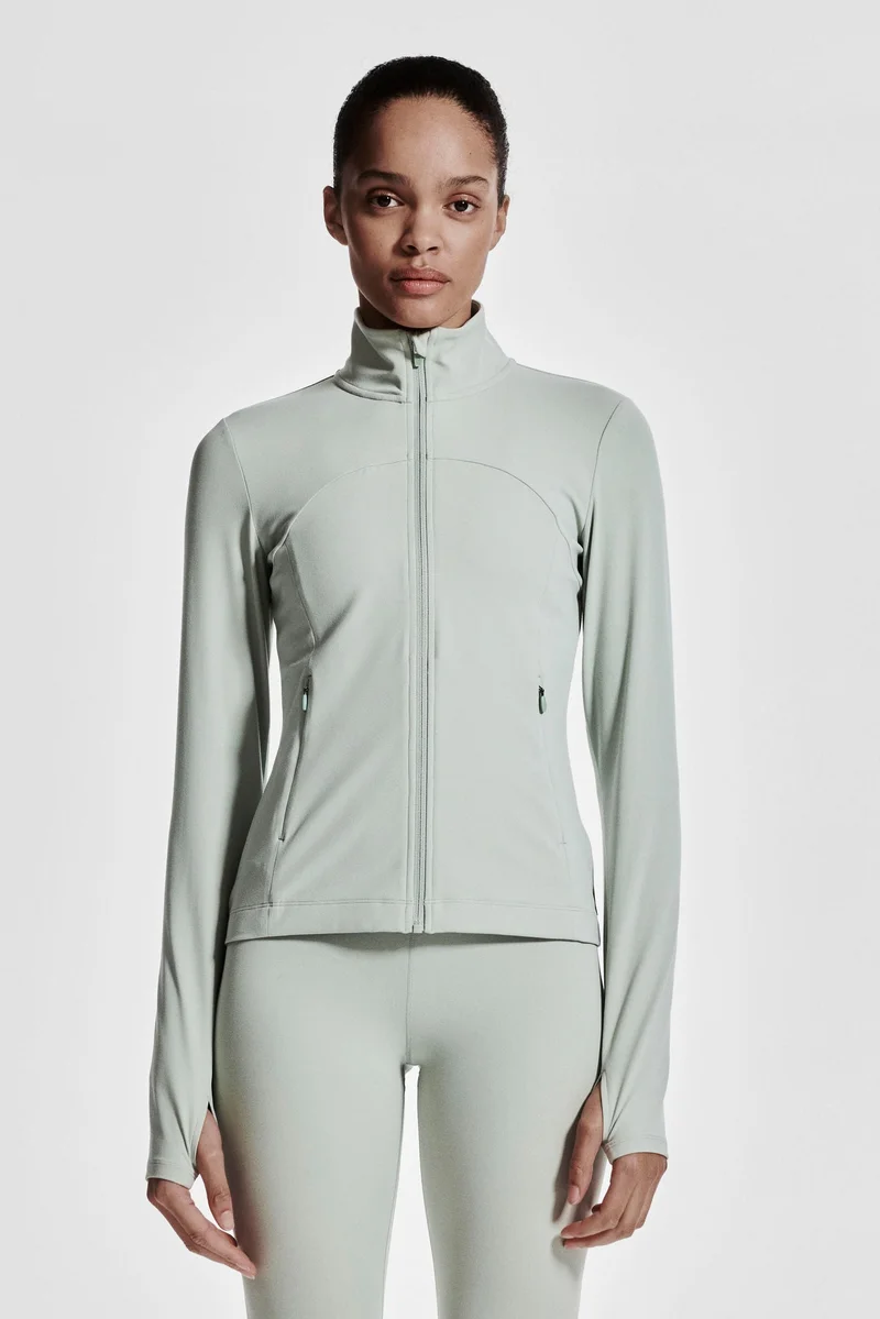 H&M Zip-through sports jacket in SoftMove™