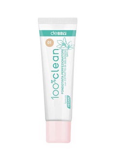 Debby 100% Clean Perfecting Foundation 01 Nude 