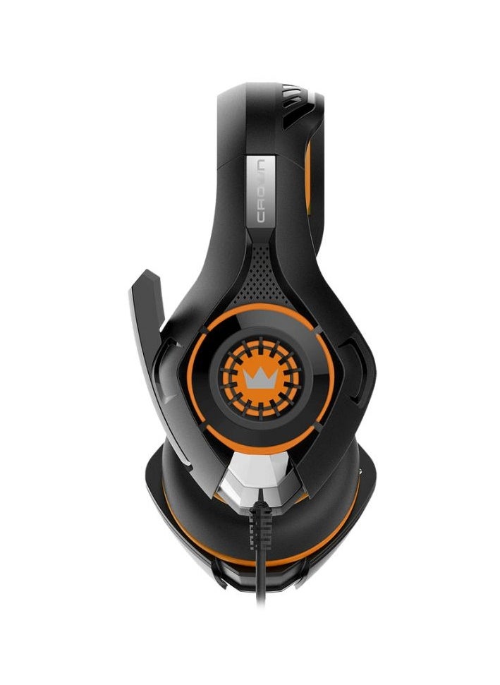 Crown Micro Gaming Headset, USB Wired Headset with 2.1M Cable, CMGH 102T Orange - pzsku/Z4C86CBEAEB4A6345245BZ/45/_/1726475580/049ef910-fb1d-47d4-8674-480656476584