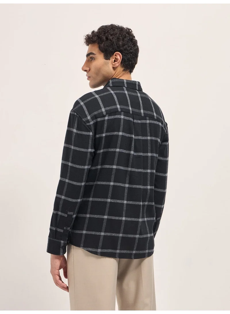 The Bear House  Men’s Shirt for Office, Casual & Party Wear | Comfortable Long Sleeve Shirt with Classic Collar, Button Closure & Versatile Stylish Look for Men | Best Price UAE