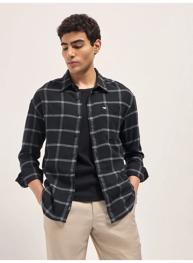 The Bear House  Men’s Shirt for Office, Casual & Party Wear | Comfortable Long Sleeve Shirt with Classic Collar, Button Closure & Versatile Stylish Look for Men | Best Price UAE