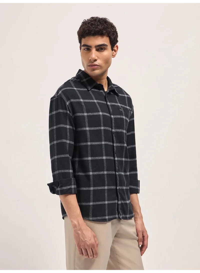 The Bear House  Men’s Shirt for Office, Casual & Party Wear | Comfortable Long Sleeve Shirt with Classic Collar, Button Closure & Versatile Stylish Look for Men | Best Price UAE