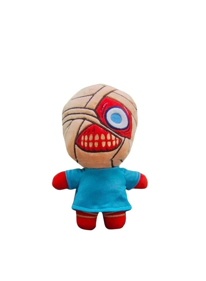 Monster Bandage Man Plush Toy, Red, 25cm, Gaming Merchandise - Image 1