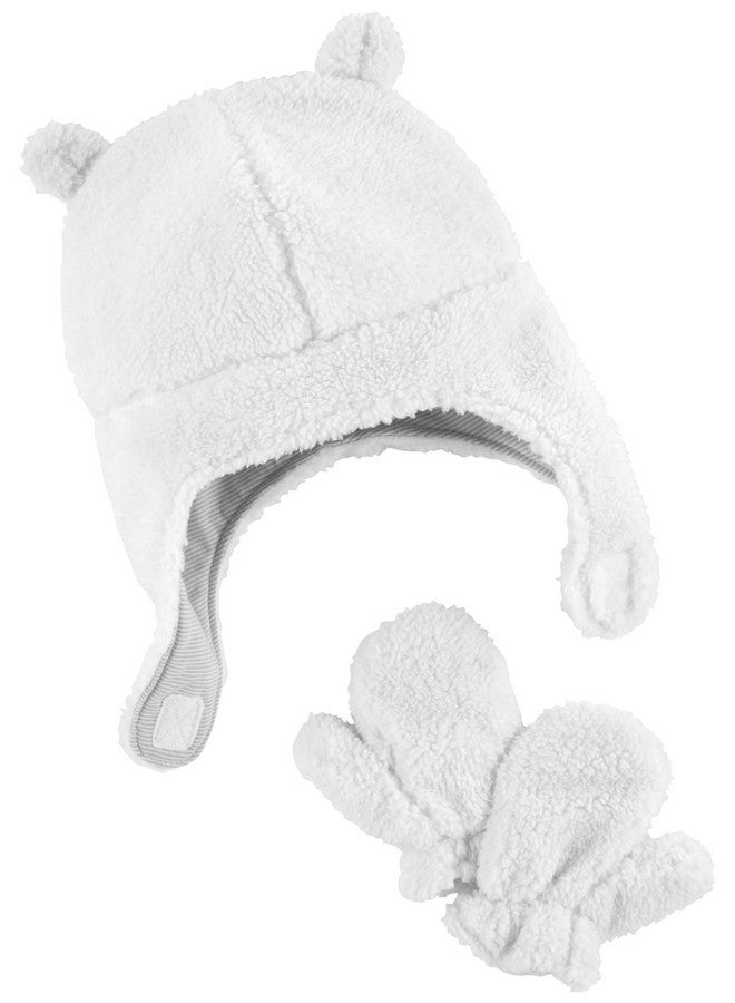 Simple Joys by Carter's Simple Joys by Carter's Baby Hat and Mitten Set, Ivory, 0-9 Months