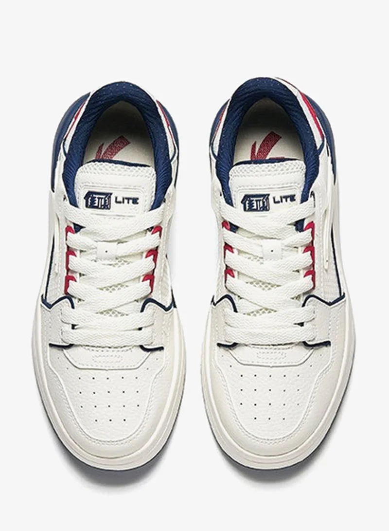 Anta  Stree LT Skater sneakers | Classic Color-Block Trendy Women Low-Top White for Women | Best Price UAE