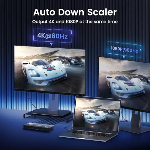avedio links 4K@60Hz HDMI Switch Splitter 2 in 4 Out with Remote, avedio Links 2x4 HDMI Splitter Switcher 4K with SPDIF & 3.5mm Audio,Support 4K,3D,1080p,HDCP2.2,HDR 10 for PS5/4,Xbox,Fire Stick,etc - Image 3