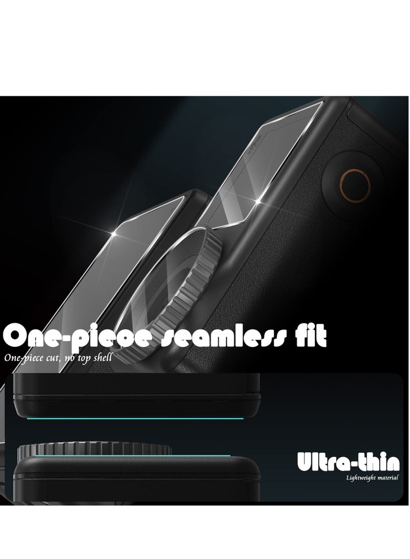 KASTWAVE 2 Sets Compatible for DJI OSMO Action 3 Screen Protector Anti Scratch High-Definition Tempered Glass, Screen Protector, Ultra-Clear Tempered Glass Cover Anti-Bubble, Transparent [2+2+2Pack] - Image 4