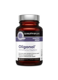 Quality of Life - Premium Anti Aging Supplement- Promotes Cardiovascular Health, Circulation & Youth - Oligonol - Includes Antioxidants- Lychee Fruit Extract - 30 Vegicaps - pzsku/Z4C8736ACD8D89B6DA18FZ/45/_/1735908020/a308ac46-eeaf-49ee-b0c7-ac4807c2a419