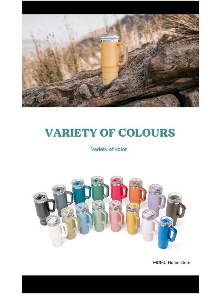 TYESO - 40 oz TYESO Mug Insulated Tumbler for water, Iced Tea, Coffee, Juice and Smoothie. - Image 1