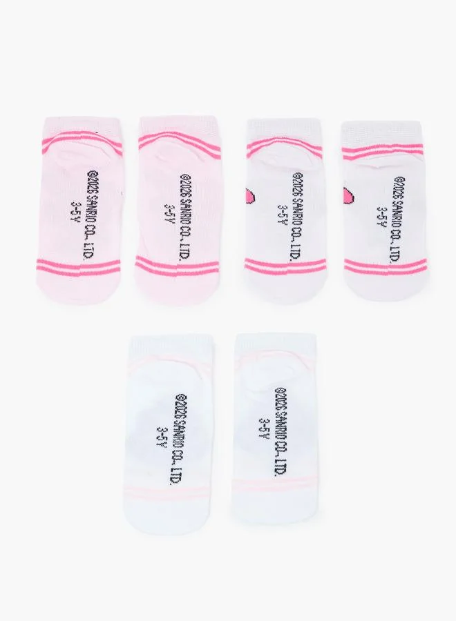 Styli Girls Set of 3 - My Melody Ankle Socks