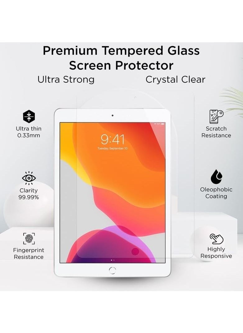 Robustrion - Robustrion Tempered Glass Screen Protector for iPad 10.2 inch 7th 8th Generation - Image 1