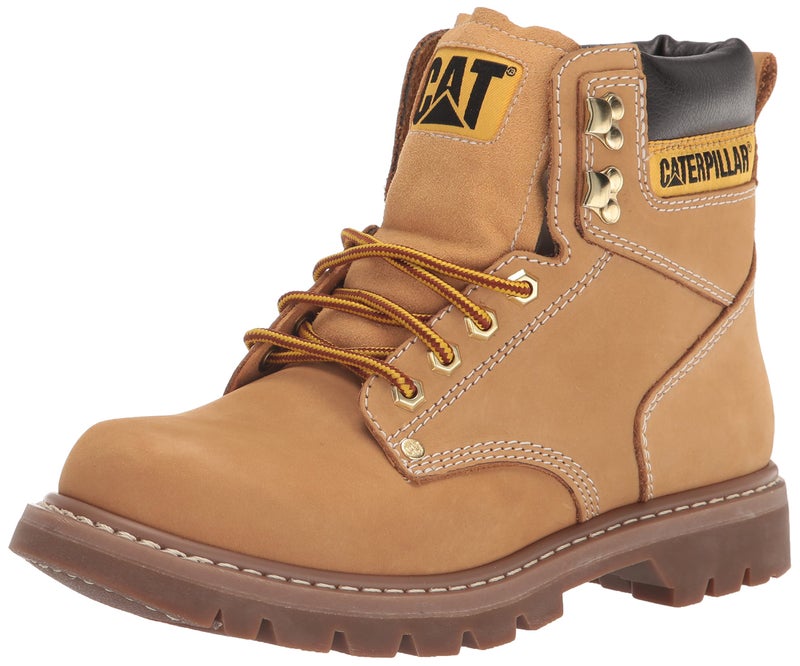 Cat Footwear Men's Second Shift Steel Toe Work Boot, Honey, 8.5 Wide - Image 4