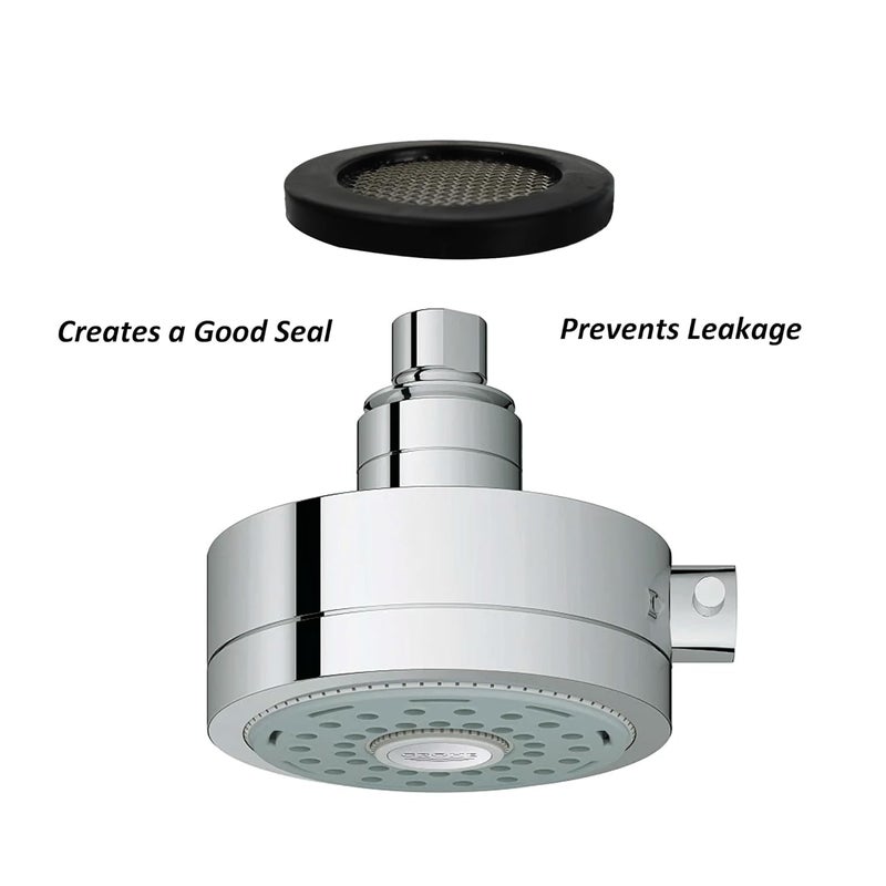 AUXBC 16PCS 1Inch Shower Head Filter Gasket, Seal Faucet Washers with Mesh, O Ring Hose Gasket Filter Net Shower Head Gasket Rubber Washer for Water Faucet Shower Garden Hose Connector - Image 5