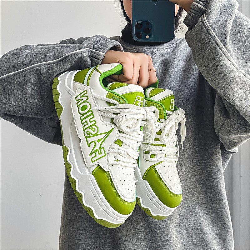 Bread Men'S Shoes Winter Trendy Brand Sense Niche Platform Board Shoes Youth Height Increasing Sports Leisure Torre Trendy Shoes - Image 4