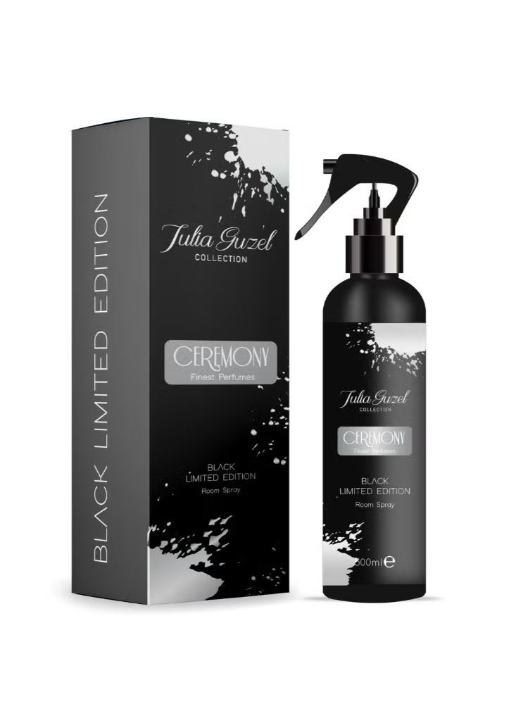 Julia Guzel - Room Spray (Black) - Ceremony - Air and Clothes Freshener - 500 ml