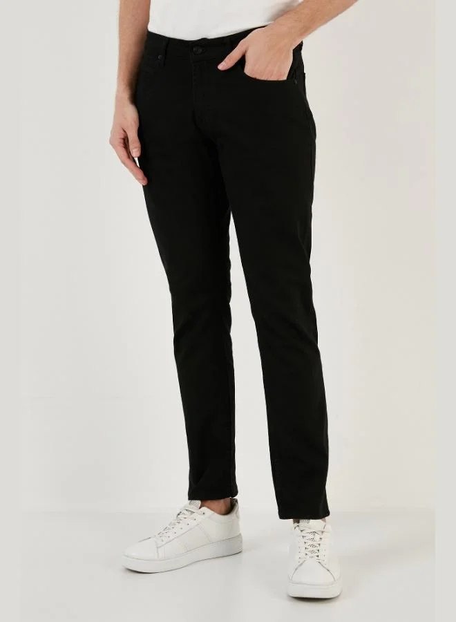 Buratti  Buratti Cotton Normal Waist Regular Fit Straight Leg Jeans Men's JEANS 2210J57PARMA for Men | Best Price UAE