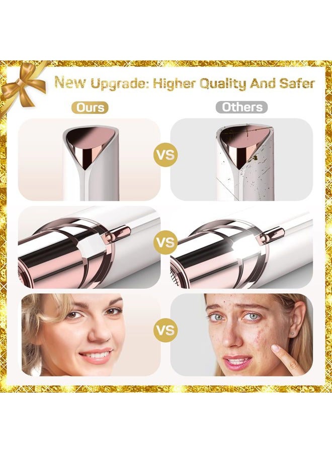 gurelax Facial Hair Removal for Women(with 2 x Replacement Heads)，GURELAX Facial Hair Remover, Hair Removal Device, Best Gift for Mom/Wife/Girlfriend - Image 5