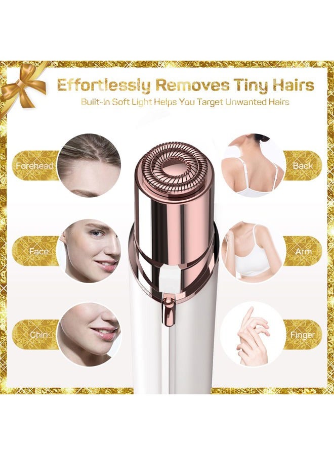 gurelax Facial Hair Removal for Women(with 2 x Replacement Heads)，GURELAX Facial Hair Remover, Hair Removal Device, Best Gift for Mom/Wife/Girlfriend - Image 2