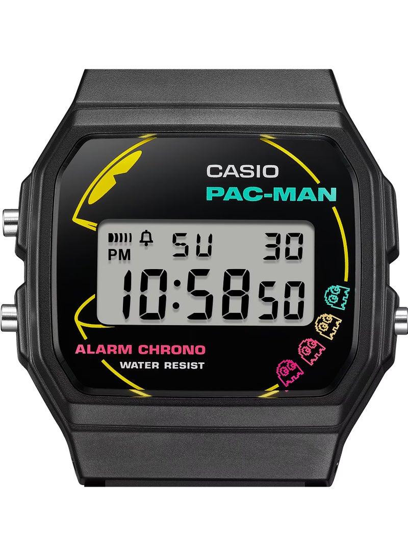 CASIO Vintage Digital PacMan Edition Resin Band Watch F-91WPC-1A - Image 3