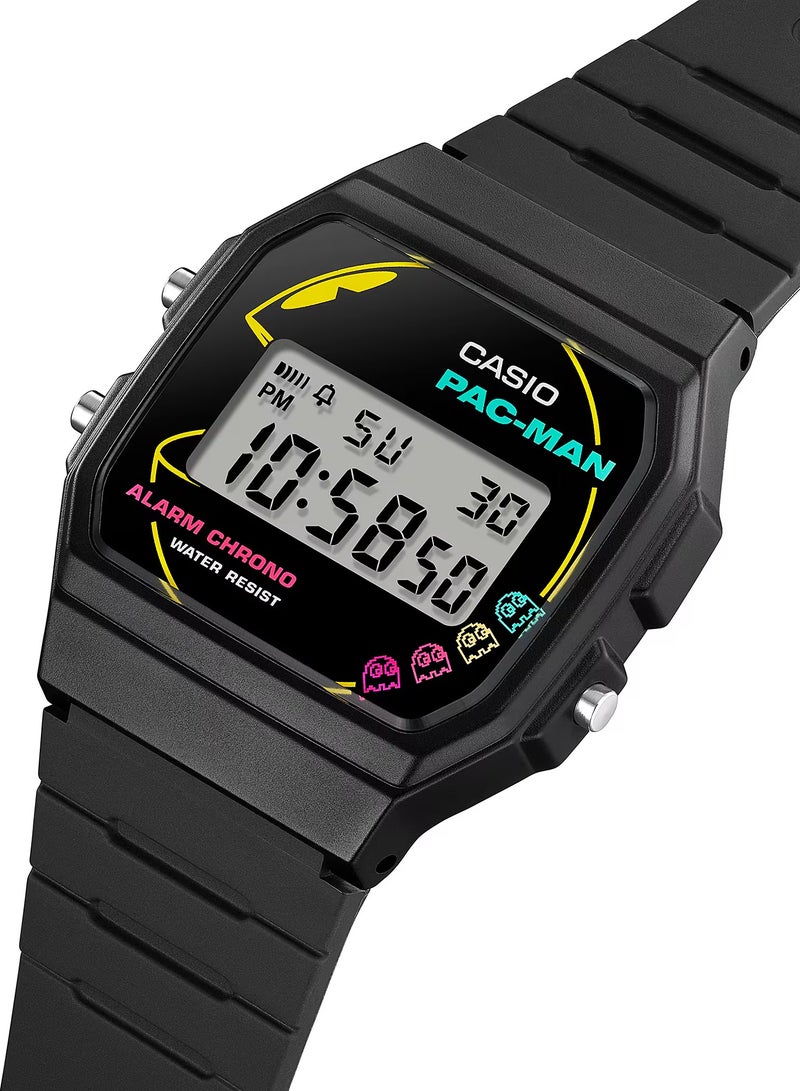 CASIO Vintage Digital PacMan Edition Resin Band Watch F-91WPC-1A - Image 2