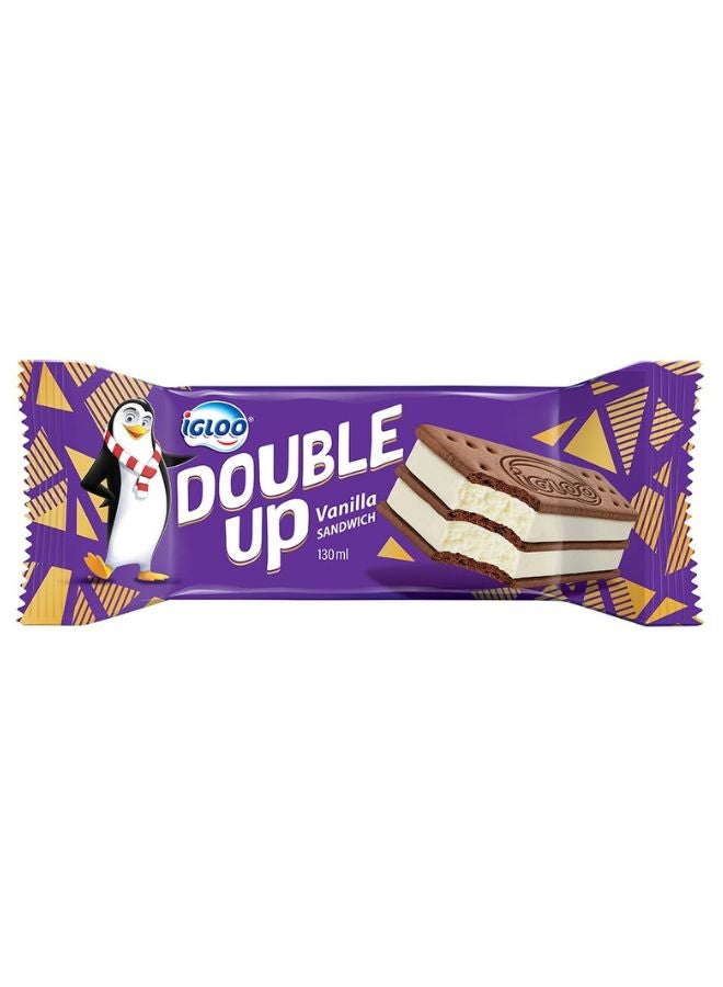Vanilla Double Up Ice Cream Sandwich