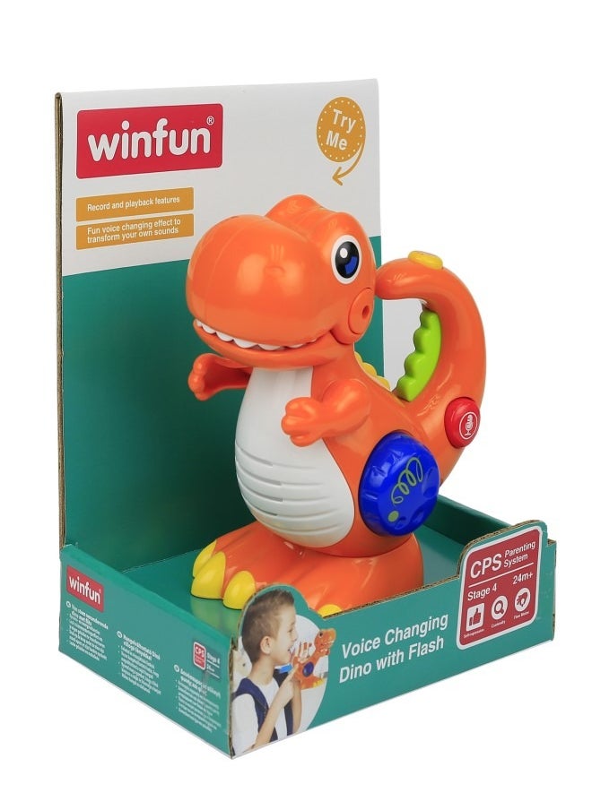 WinFun WINFUN - Voice Changing Dino With Flash  - Image 1