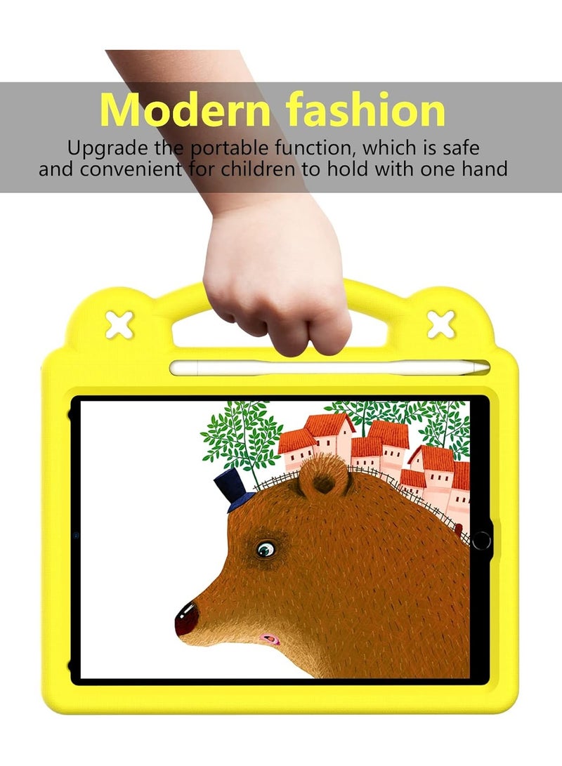 Shockproof Case Compatible with iPad 10.2 (iPad 7th Gen/iPad 8th Gen/iPad 9th Gen), Heavy Duty EVA Foam Shockproof Cover Kids Proof Case with Stand - Image 2