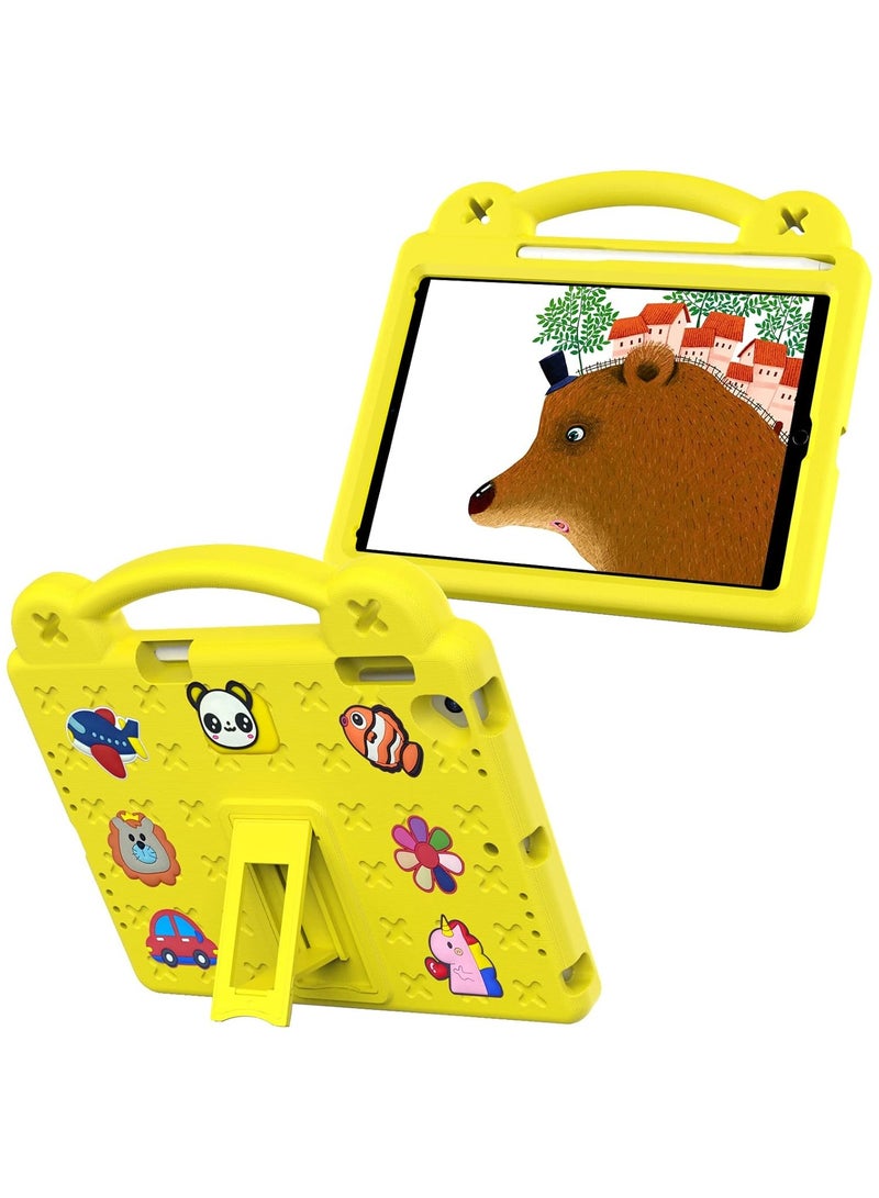 Shockproof Case Compatible with iPad 10.2 (iPad 7th Gen/iPad 8th Gen/iPad 9th Gen), Heavy Duty EVA Foam Shockproof Cover Kids Proof Case with Stand - Image 3
