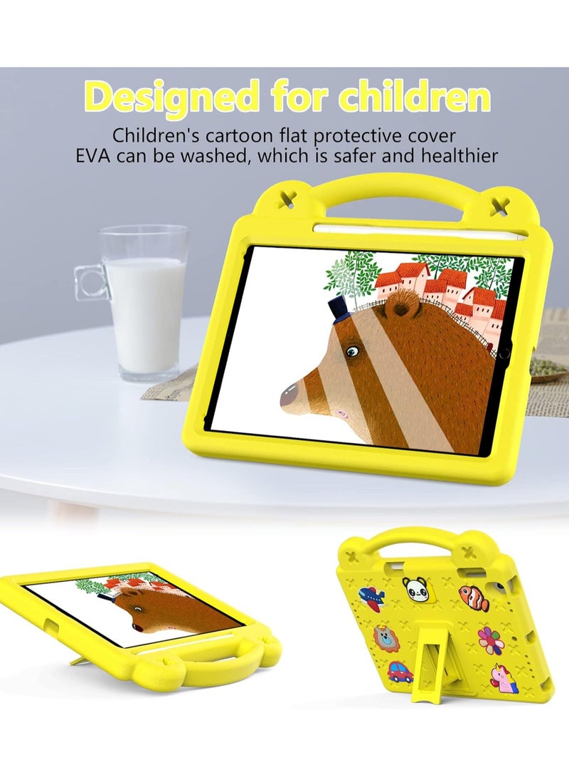 Shockproof Case Compatible with iPad 10.2 (iPad 7th Gen/iPad 8th Gen/iPad 9th Gen), Heavy Duty EVA Foam Shockproof Cover Kids Proof Case with Stand - Image 4