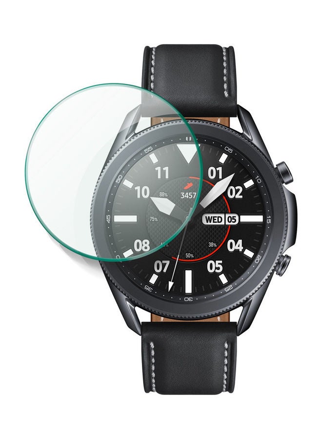 NIBEMINENT Tempered Glass Screen Protector For Samsung Galaxy 3 Watch 45 mm Clear  - Image 1