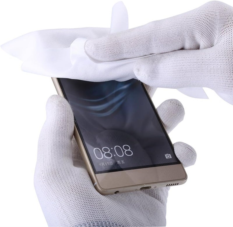 klarako 100Pcs Bag Microfiber Dusting Cloth Dust- Cloth 6inch Clean Cloth Anti-static Microfiber Cleanroom Wiper ,Hand Tools & Accessories - Image 3