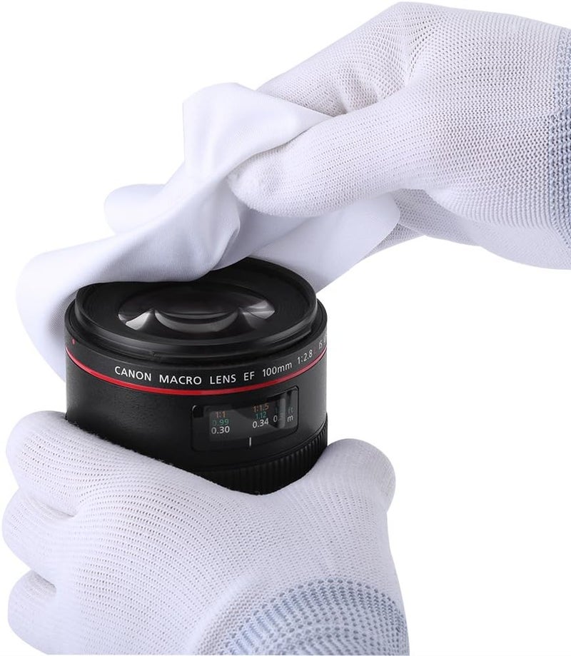 klarako 100Pcs Bag Microfiber Dusting Cloth Dust- Cloth 6inch Clean Cloth Anti-static Microfiber Cleanroom Wiper ,Hand Tools & Accessories - Image 5