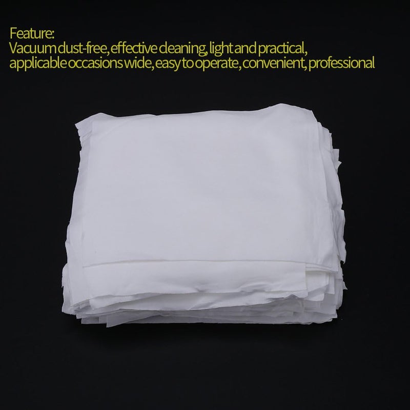 klarako 100Pcs Bag Microfiber Dusting Cloth Dust- Cloth 6inch Clean Cloth Anti-static Microfiber Cleanroom Wiper ,Hand Tools & Accessories - Image 2