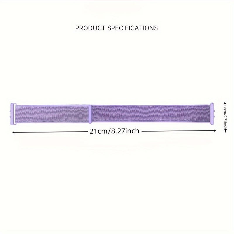 Nylon Woven Watch Band Black For FIT3 - Image 2