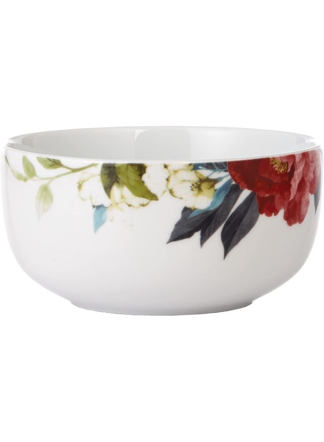 Safdie & Co. Safdie  Co Rose Garden 16 Piece Dinnerware Set Service for 4 Fiesta Dinnerware plates and bowls sets network essentials Porcelain dinner plates Multicolor 16 L x 12 W x 15 H - Image 4