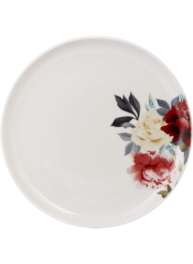 Safdie & Co. Safdie  Co Rose Garden 16 Piece Dinnerware Set Service for 4 Fiesta Dinnerware plates and bowls sets network essentials Porcelain dinner plates Multicolor 16 L x 12 W x 15 H - Image 2