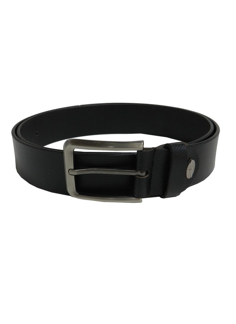 LAVERI LEATHER GENUINE LEATHER 35MM FORMAL AND CASUAL BLACK BELT FOR MENS  - Image 4