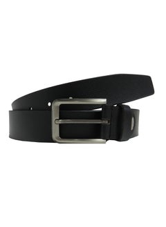 LAVERI LEATHER GENUINE LEATHER 35MM FORMAL AND CASUAL BLACK BELT FOR MENS  - Image 1